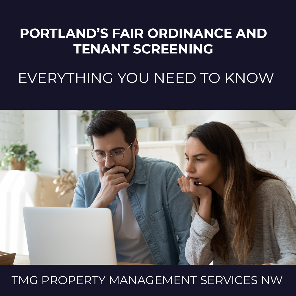 Portland's Fair Ordinance and Tenant Screening