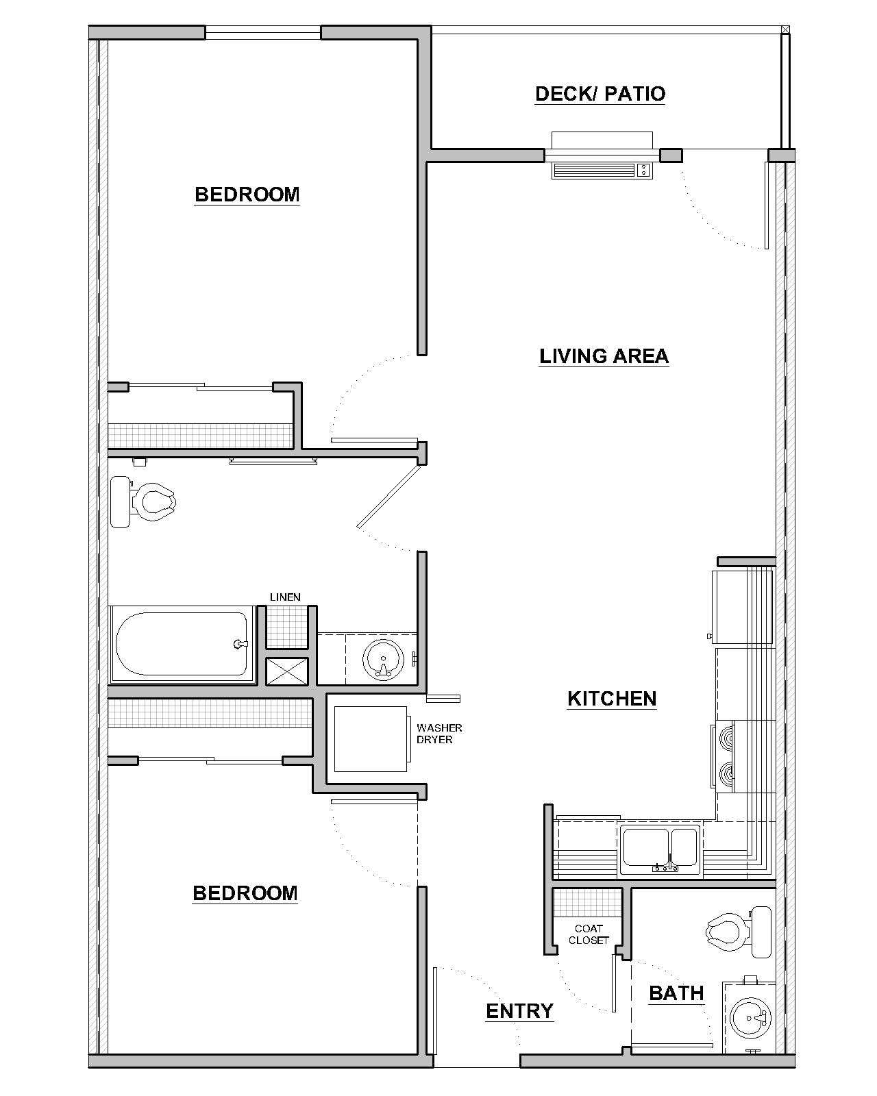 The Crossings Apartments Floor Plan