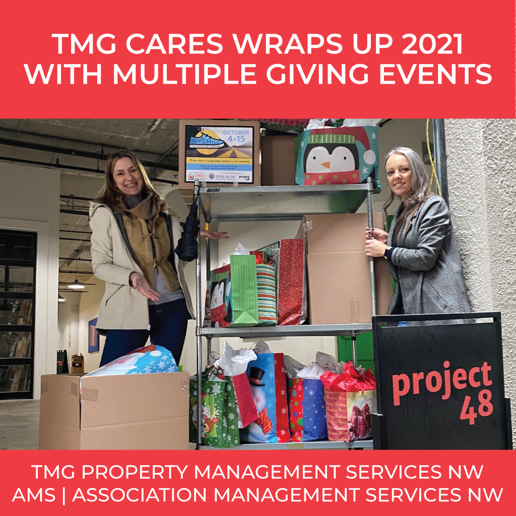 TMG Cares Wraps Up 2021 with Multiple Giving Events