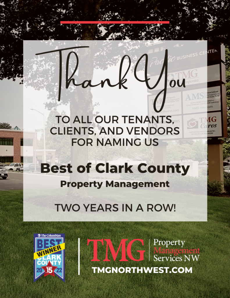 The Columbian Names TMG Property Management Best of Clark County 2022 ...