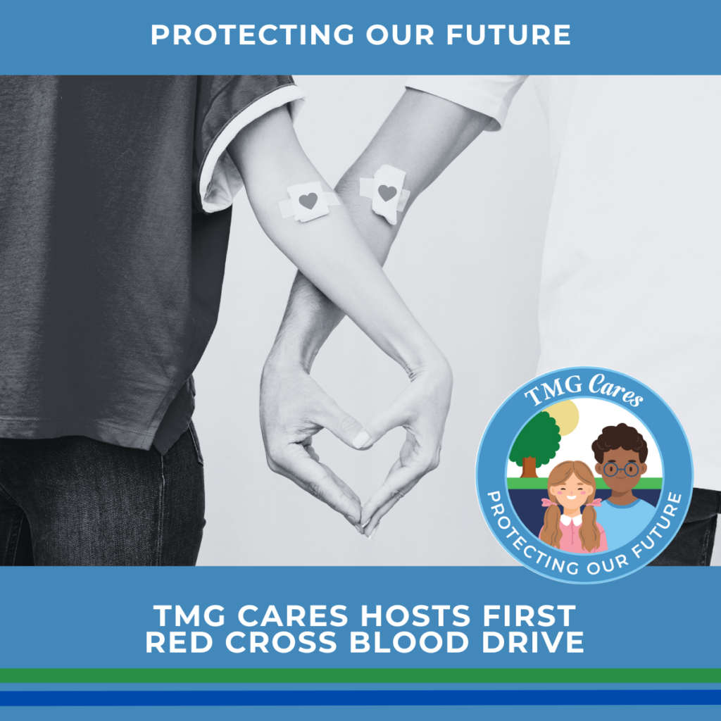 Protecting Our Future TMG Cares Hosts First Red Cross Blood Drive