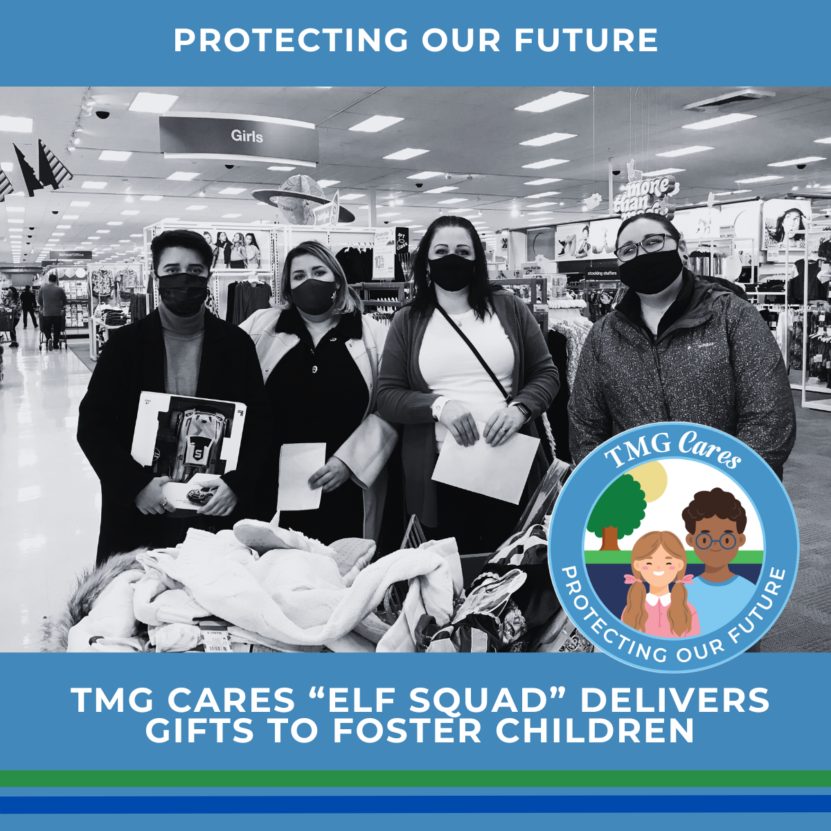 Protecting Our Future TMG Elf Squad Delivers Gifts to Foster Children