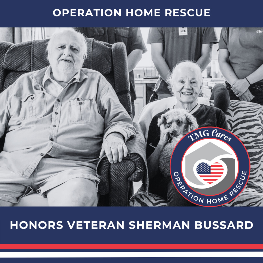 Veteran Sherman Bussard